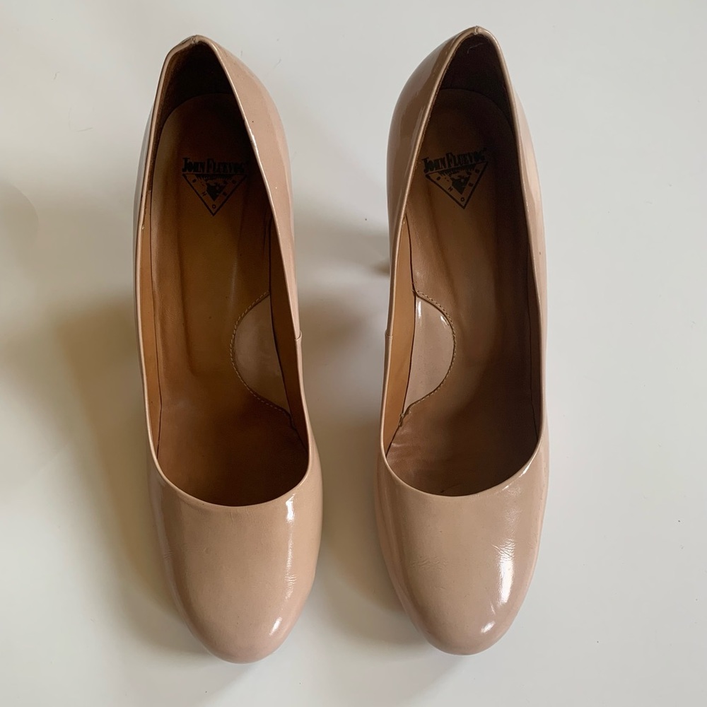 John Fluevog Miracles Medugorje Patent Heels